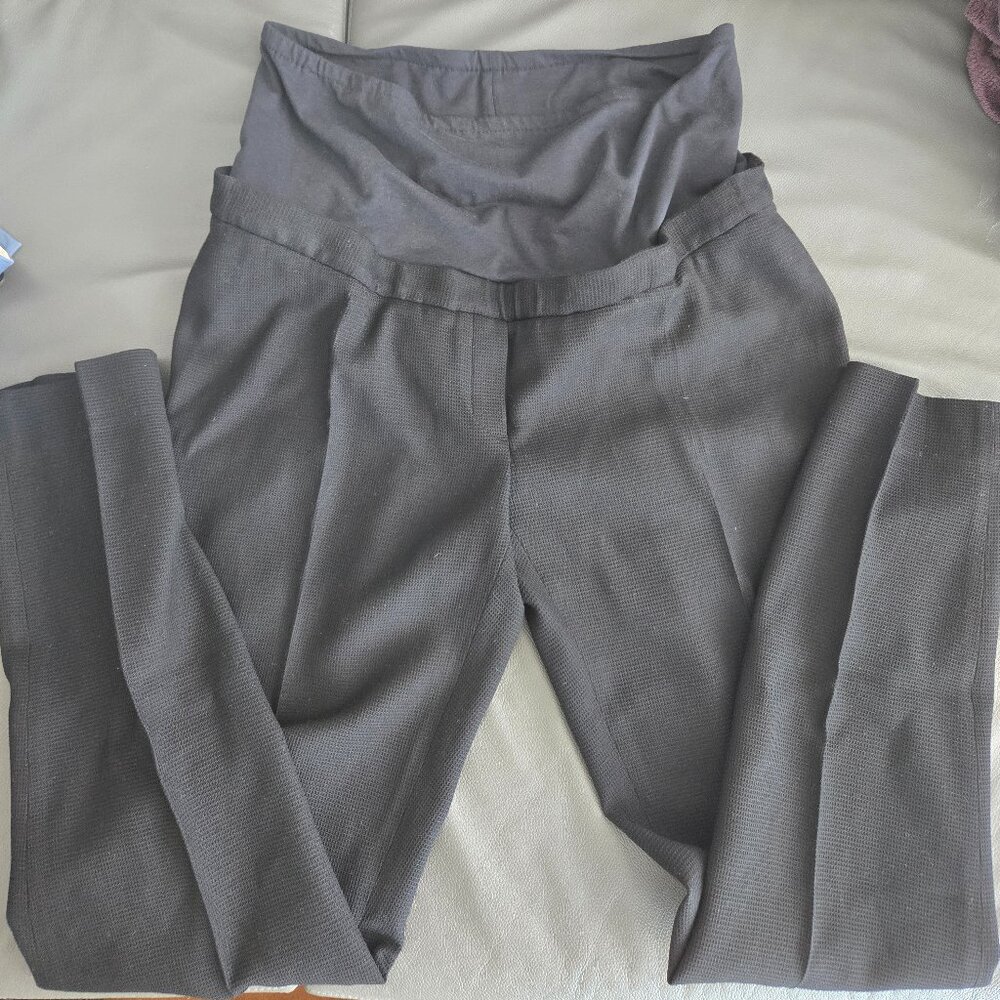 Massimo Dutti Maternity wool blend pants